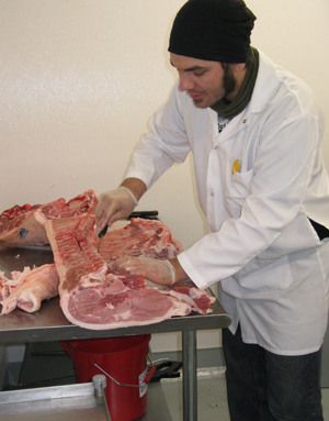 Mad River Food Hub Facilities Manager Jacob Finsen