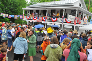 Dancing at the Warren Store on the Fourth of July. Photo: Jeff Knight