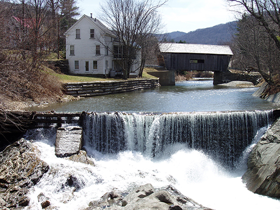 Warren timber crib dam. VR file photo