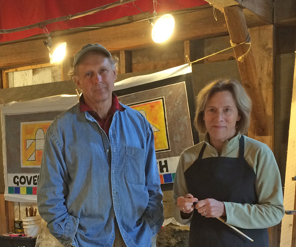 George and George Schenk. Photo: Rachel Goff
