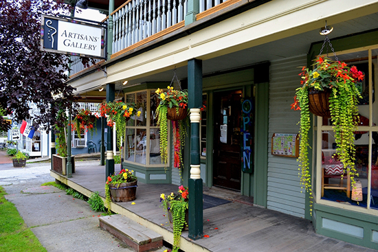 Artisans' Gallery on Bridge Street in Waitsfield