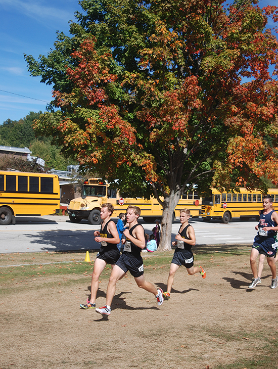 Harwood Cross Country runners. Photo: Laura Caffry