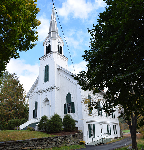 Waitsfield United Church on Main Street. Photo: Jeff Knight Waitsfield United Church on Main Street. Photo: Jeff Knight