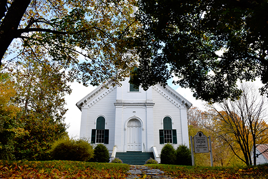 Waitsfield United Church on Main Street. Photo: Jeff Knight