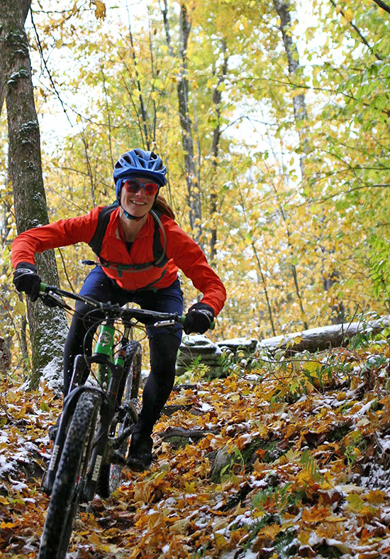 Mountain biker. Photo: John Atkinson