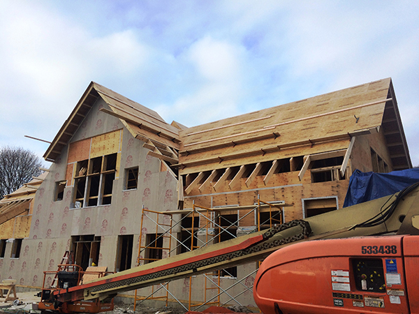 Waitsfield Town Office's new roof. Photo: Lisa Loomis