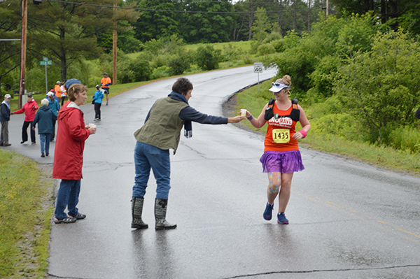 2016 Mad Marathon water station. Photo: Tracy Brannstrom