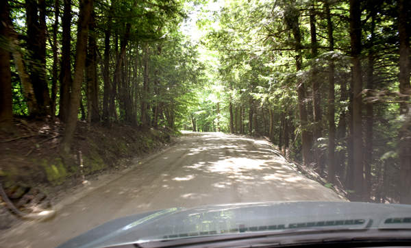 Rolston Road has seen a tripling of traffic, despite being only one lane in sections.  Photo: Jeff Knight