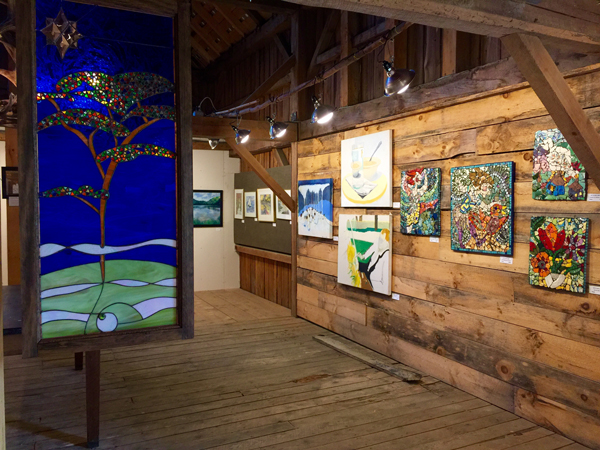 The Big Red Barn Art Show. Photo: Rebecca Silbernagel