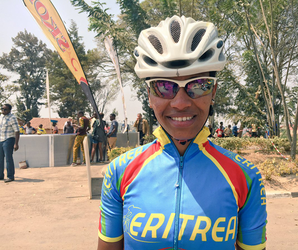 Yohana Dawit will be the first female Eritrean cyclist to race at the professional level in the U.S. Photo courtesy Gary Kessler
