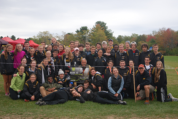 Harwood Union High School Cross Country team in Belfast, Maine.