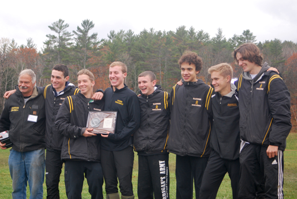 Harwood Boys Cross Country Team. Photo Laura Caffry