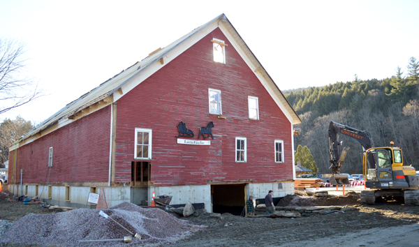 The barn at Lareau Farm in Waitsfield.