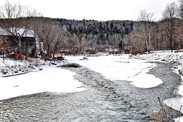 The Mad River in Waitsfield. Photo: Jeff Knight