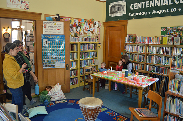 Children's room at the Joslin Memorial Library in Waitsfield, VT.