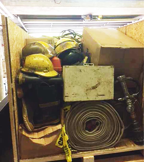 Warren Fire Equipment sent to La Paz