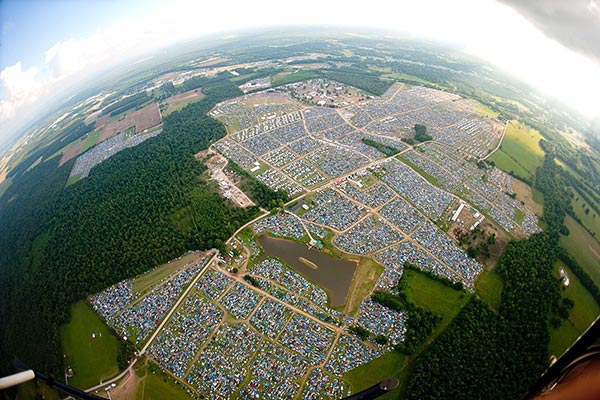 Bonnaroo Field in Tennessee