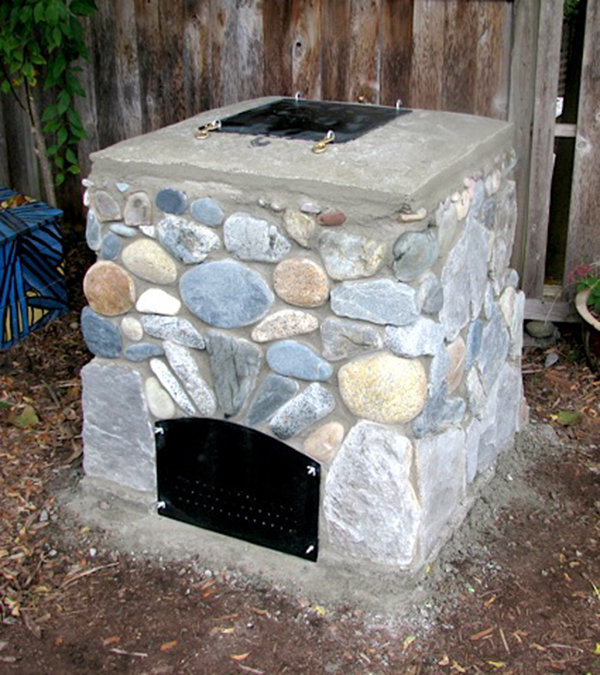 Bear proof compost bin.