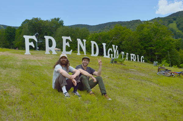 Danny Davis(left) and Jack Mitrani (right) bring their "Frendly Gathering" music festival to the Mad River Valley. Photo: Chris Keating