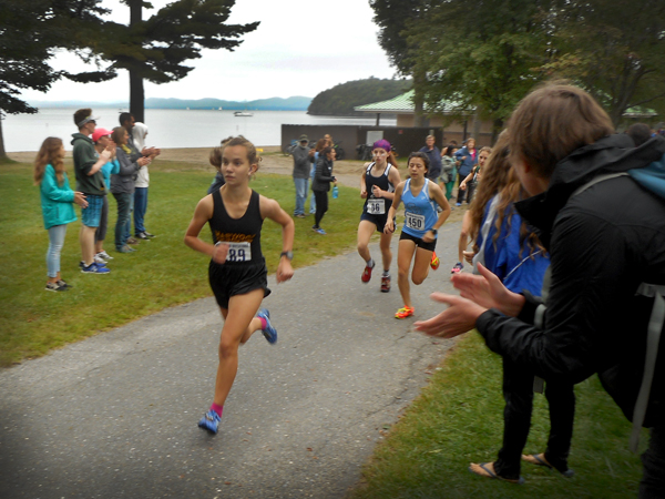 Harwood's Julianne Young placed sixth at the Burlington Invitational on September 9. Photo: Stephen Magill