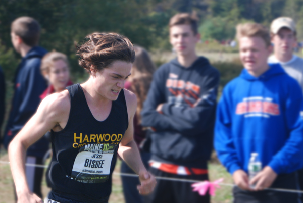 Jesse Bisbee finished second in the boys' "unseeded B" race. Photo: Laura Caffry