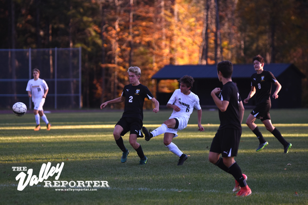 Harwood took on Stowe Wednesday, October 18. Stowe won 2-0. Photo: Christopher Keating