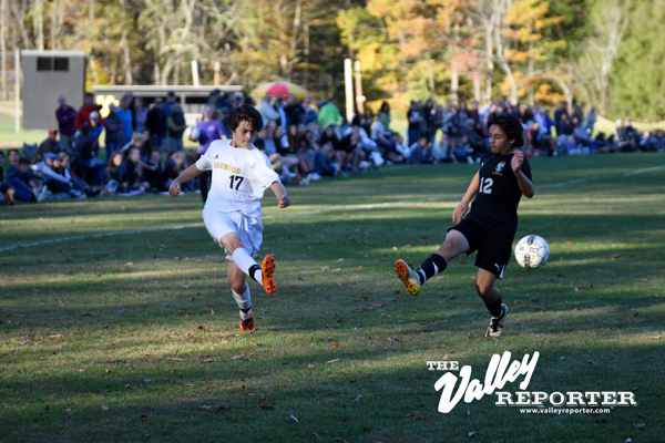 Harwood took on Stowe Wednesday, October 18. Stowe won 2-0. Photo: Christopher Keating