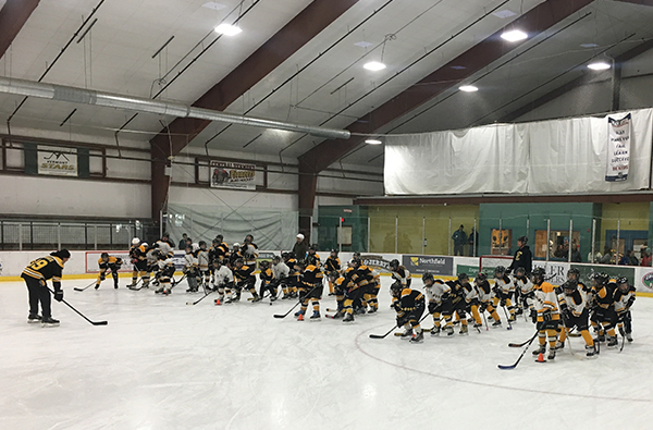 Bruins visit Harwood Youth Hockey Association