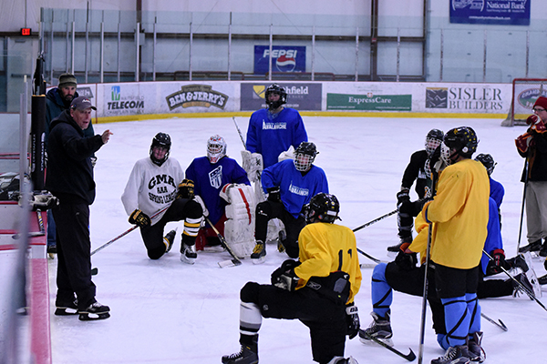 Harwood boys hockey training for the upcoming 2017-18 season. Photo: Christopher Keating