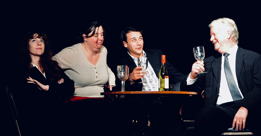 The Arsonists'. Photo courtesy Valley Players