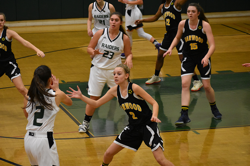 Harwood Girls' basketball.  Photo: Tom Young