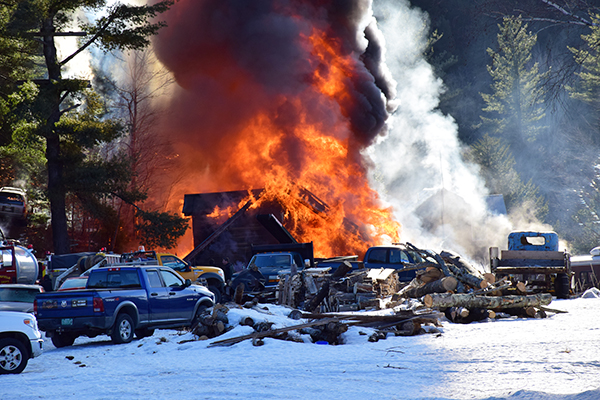 Three-alarm fire destroys Tiger’s Auto