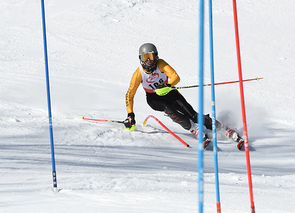 Harwood’s Rex Rubinstein finished in first place on February 9 at Mad River Glen.