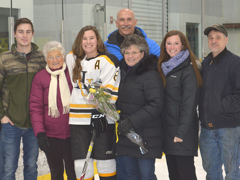 Abby Dooley, senior night