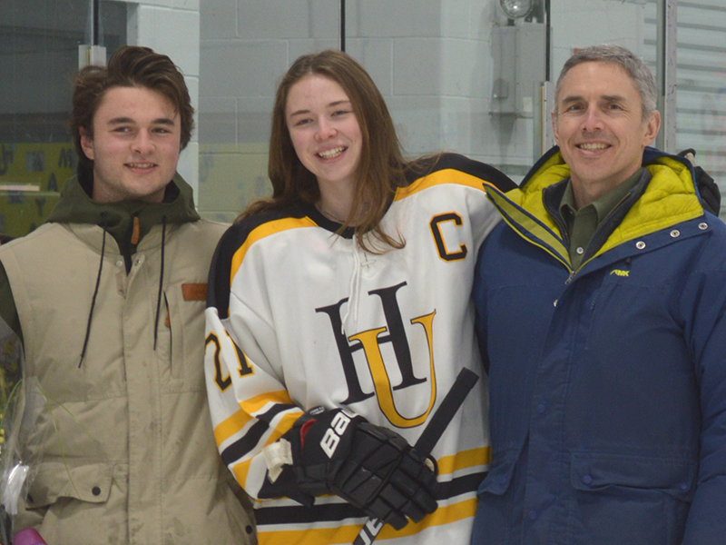 Lilianna Ziedins, senior night