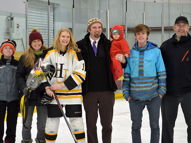 Maya Brookens, senior night