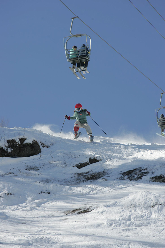 Extreme and freeride skiing at SB, MRG in the 22nd annual Castlerock Extreme. Photo: TJ Greenwood