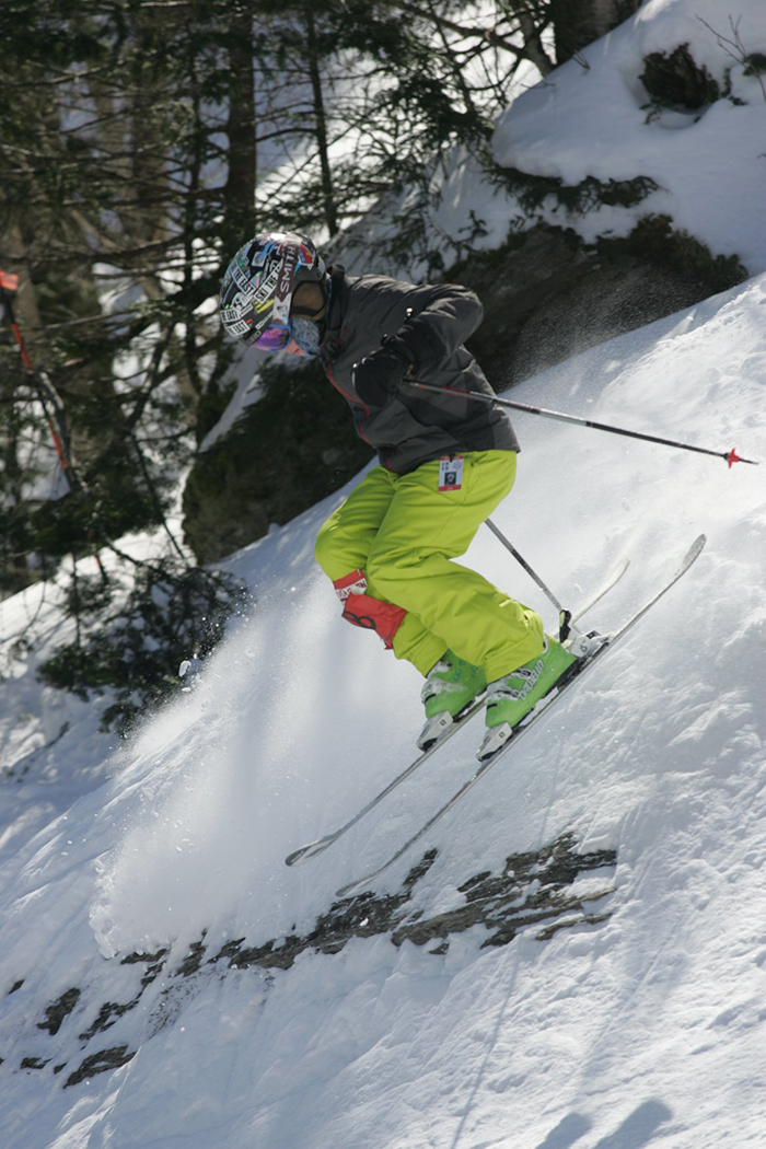 Extreme and freeride skiing at SB, MRG in the 22nd annual Castlerock Extreme. Photo: TJ Greenwood