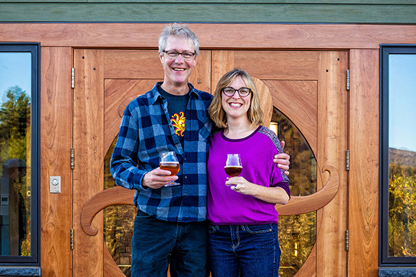 Sean and Karen Lawson were the guests of honor at a Mad River Valley Rotary Club dinner on May 15.