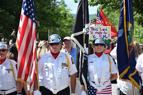 Warren Fourth of July parade and Bernie