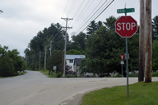 Duxbury VT intersection