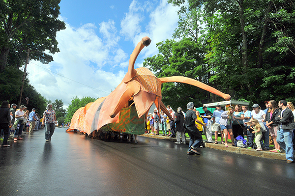 Fourth of July parade features floats, fun