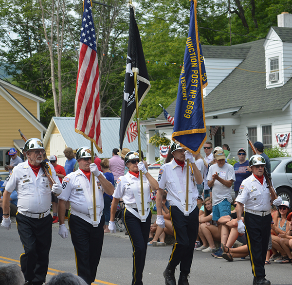 Post 6689, Warren Fourth of July parade, photo: Katie Martin