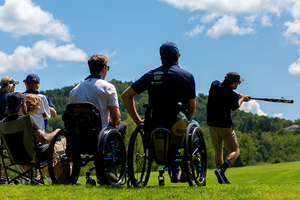 One hundred thirty-two golfers participated in 18 holes of scramble golf at Sugarbush Resort Golf Club to raise funds for traumatically injured, outdoor sports athletes in need