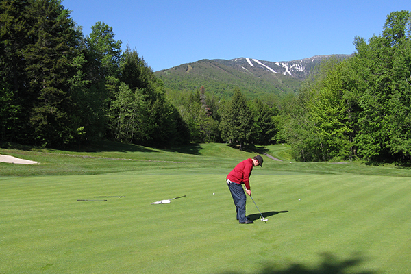 Photo: Jeff Knight, golf at Sugarbush