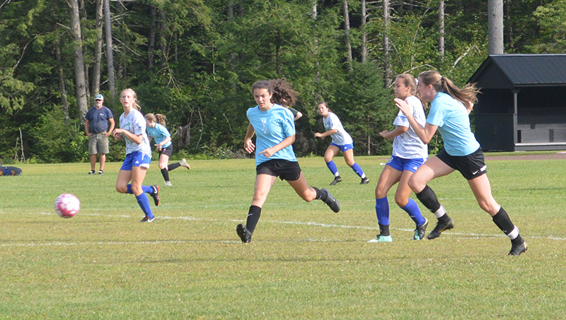 Harwood girls soccer vs Colchester