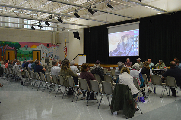 Duxbury residents attended a special select board meeting on September 10 to hear reports on completed and uncompleted town projects.