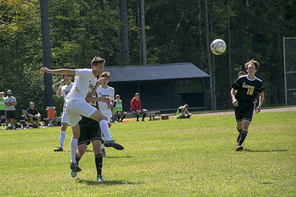 Harwood Union boys' soccer, photo: Jeff Knight