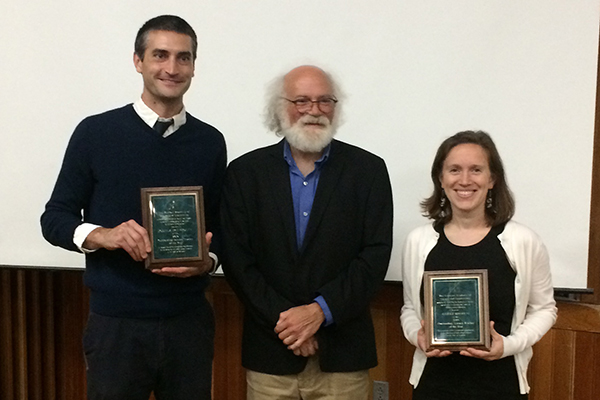 Carly Brown received the VASE/Paula Fives-Taylor Awards for Outstanding Teaching in Science.