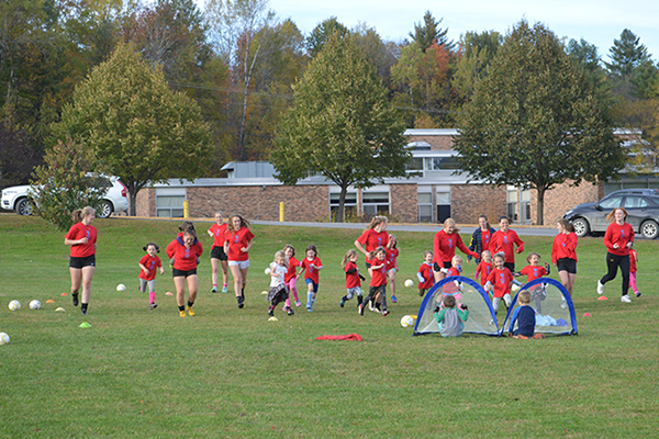 Photo: Katie Martin. The annual Mary Harris Youth Soccer Day had around 200 participants this year